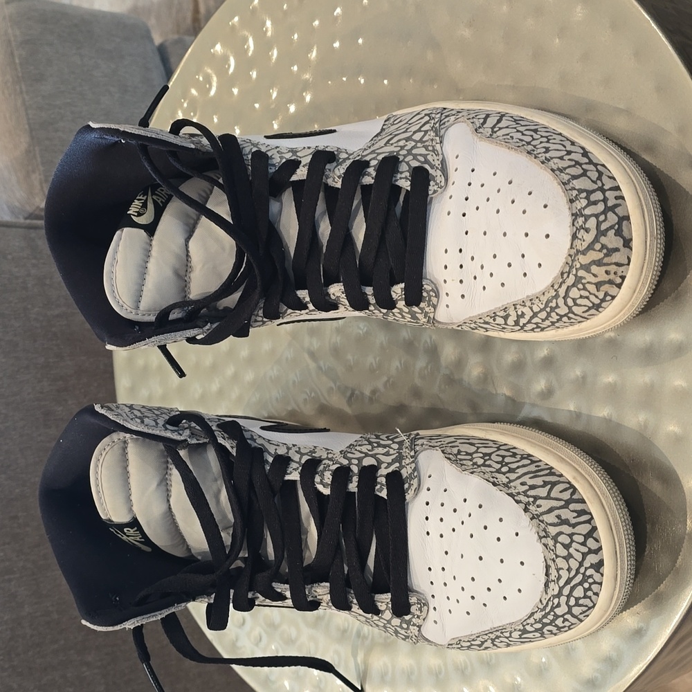 Nike High-Top Sneakers with Black and White Jordan 1